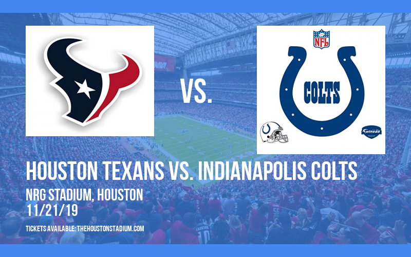 PARKING: Houston Texans vs. Indianapolis Colts at NRG Stadium