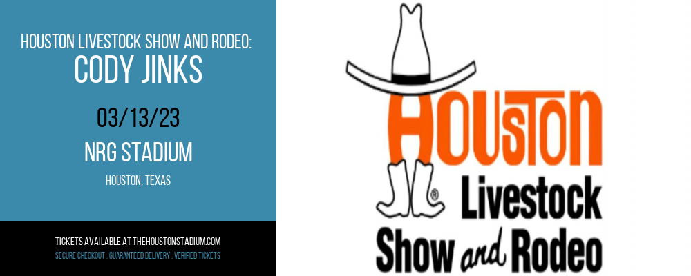 Houston Livestock Show And Rodeo: Cody Jinks at NRG Stadium