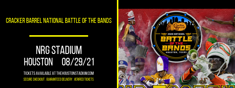 Cracker Barrel National Battle of the Bands at NRG Stadium tickets Cracker Barrel National Battle of the Bands at NRG Stadium