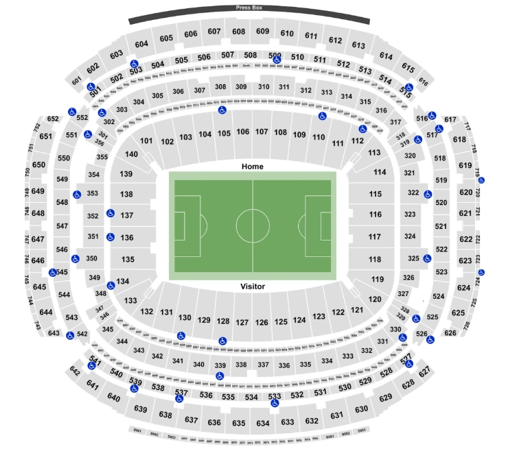 NRG Stadium Seating Chart